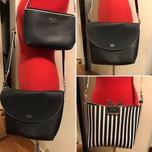 Guess Reversible side bag w/ inside cosmetic bag